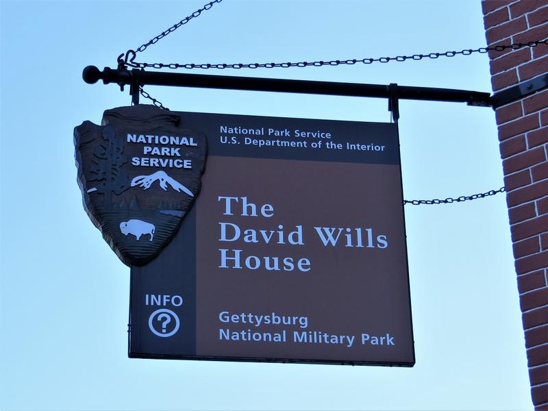 David Wills House sign - Gettysburg - History's Homes