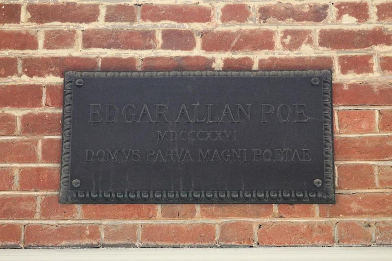 Edgar Allan Poe Dorm Room plaque - Charlottesville - History's Homes