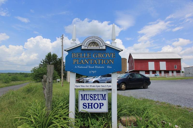 Belle Grove Plantation sign - Middletown - History's Homes