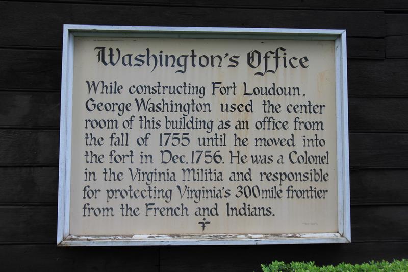 George Washington Office Marker - Winchester - History's Homes