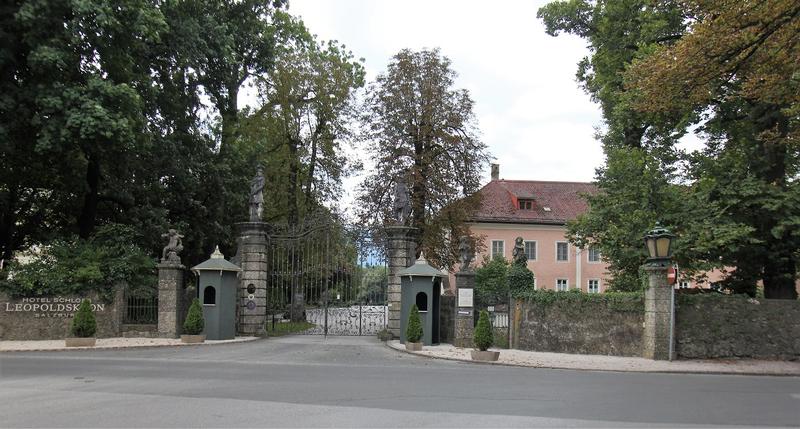 Leopoldskron Palace entrance - Salzburg - History's Homes