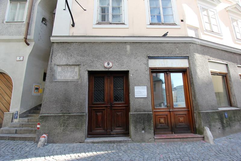 Jospeh Mohr incorrectly marked Birthplace - Salzburg - History's Homes Salzburg -