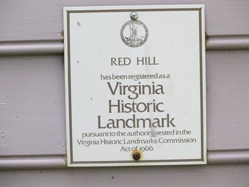 Red Hill marker - Brookneal - History's Homes