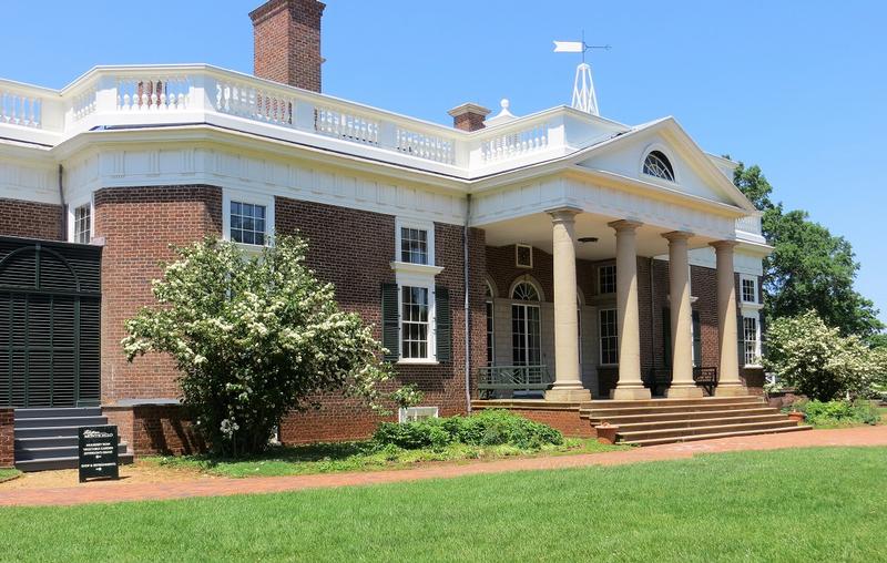 Monticello rear side - Charlottesville - History's Homes