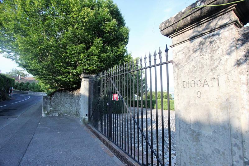 Villa Diodati Entrance - Cologny - History's Homes