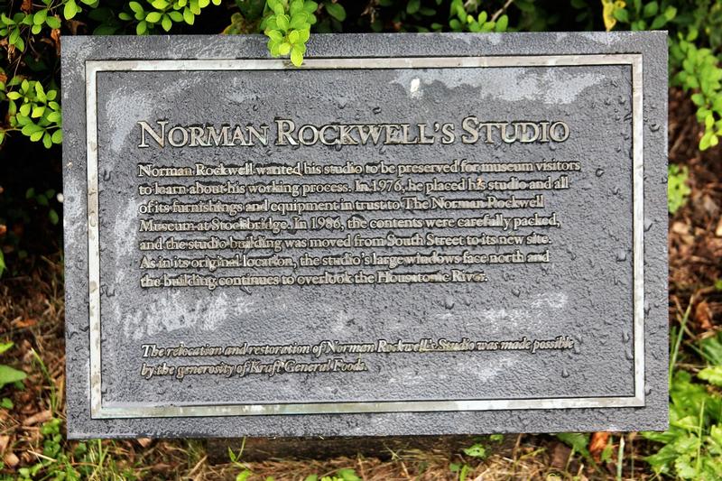 Norman Rockwell Studio plaque - Stockbridge - History's Homes