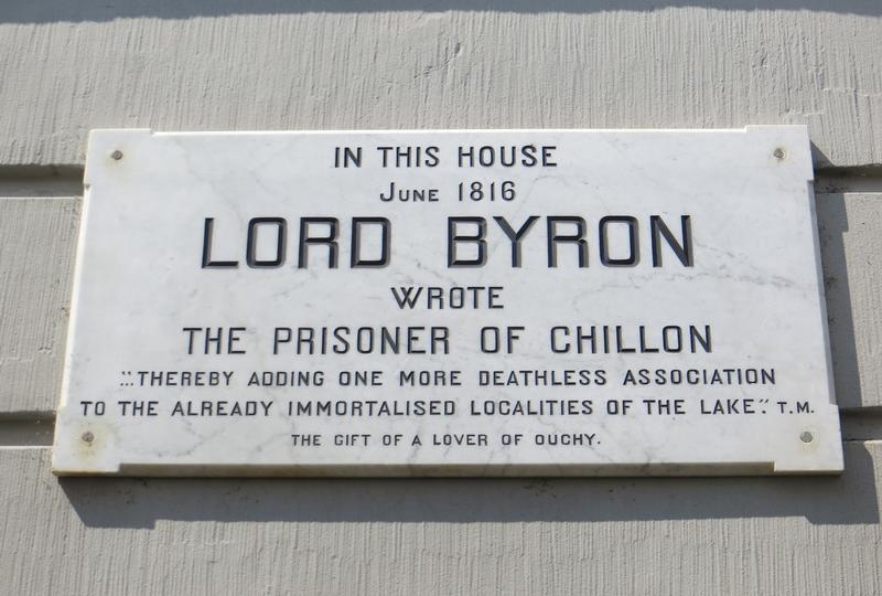 Lord Byron Plaque - Lausanne - History's Homes