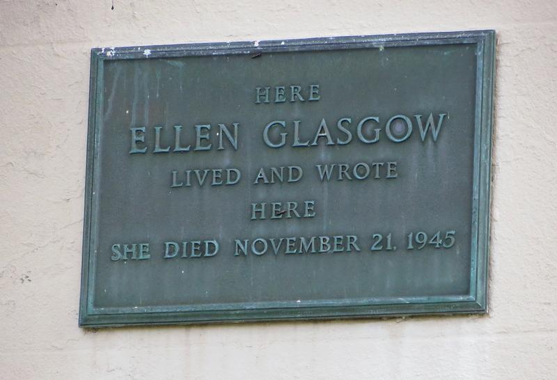 Ellen Glasgow House plaque - Richmond - History's Homes